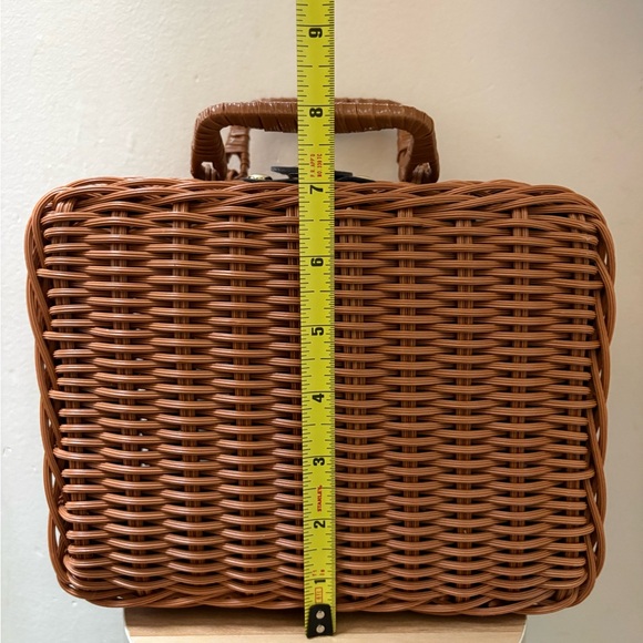 Brown Woven Wicker Storage Basket - Picture 10 of 13
